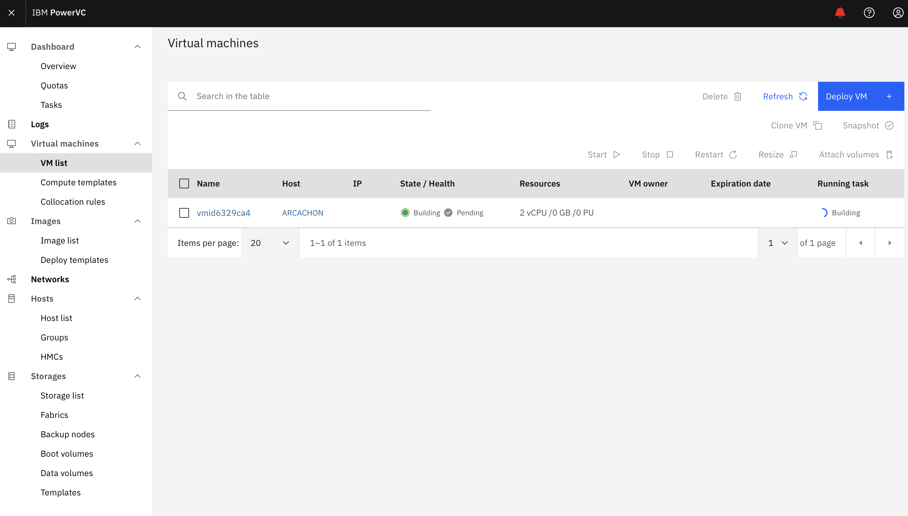 Deploy an AIX Partition on PowerVC using Ansible Red Hat Ansible